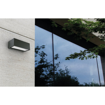Giza 1-Light Integrated LED Outdoor Wall Light