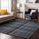 Premium Machine Washable Cerrito AMF548 Blue Rug