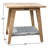Genesis Square Teak Outdoor Side Table , 20'' in. W 20'' in. D