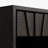 Drina Charcoal Soft Close Nightstand With One Drawer Open Storage Solid Oak Wood Nightstand for Bedroom