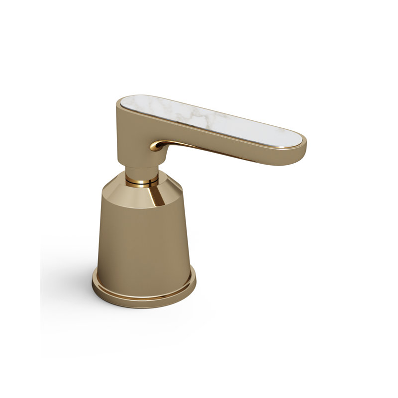 Twenties Single Cut-Off Tap, Wall Mounted, Rough-in Box 1/2 Cold, 24K Gold