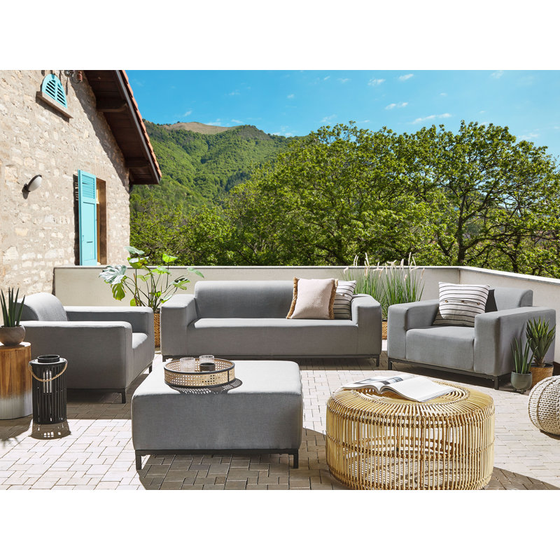 Fremantle 5 Seater Sofa Set, Grey