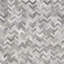Area Cowhide Chevron Area Rug in Gray-723071454