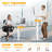 Electric Adjustable Office Desk for Standing & Sit Height adjustable for Home-828344442-828344443