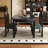 Solid Wood Oak black Dining Table-107560762