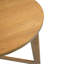 Table de bar ronde en bois de 36,22 pouces de hauteur pour cuisine, salle à manger ou bar personnel (naturel)