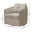 Fauteuil demi-tonneau pivotant de 30 po Holl-634884201
