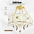 Naperville 4 - Light 18'' Unique/Statement Drum Flush Mount
