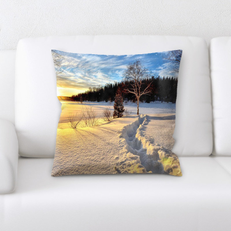 Coussin décoratif winter landscape
