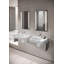 Eurocube® Alpine White Rectangular Wall Mount Bathroom Sink with Overflow-59241590