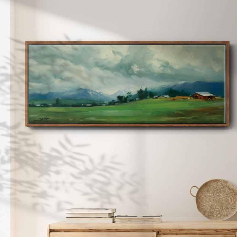 Wallowa Valley - toile encadrée, H 20 po x l 50 po