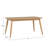 Larissa Mid-Century Modern Tapered Dining Set - Finish, Gray Velvet, 63" Dining Table And 4 Chairs-240664715