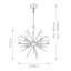 Athanaze 6 - Light Sputnik Chandelier