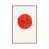 White Floater Framed