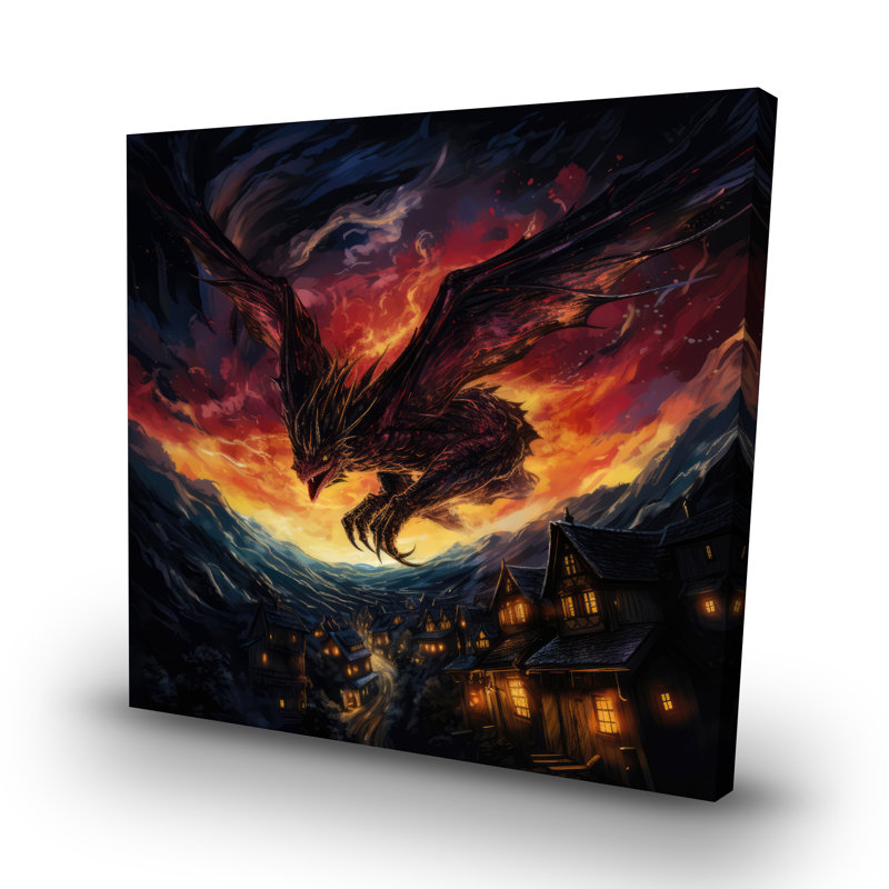 Back for revenge - 32"x32" art on canvas