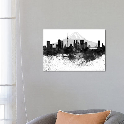 Tokyo Skyline - Wrapped Canvas Painting