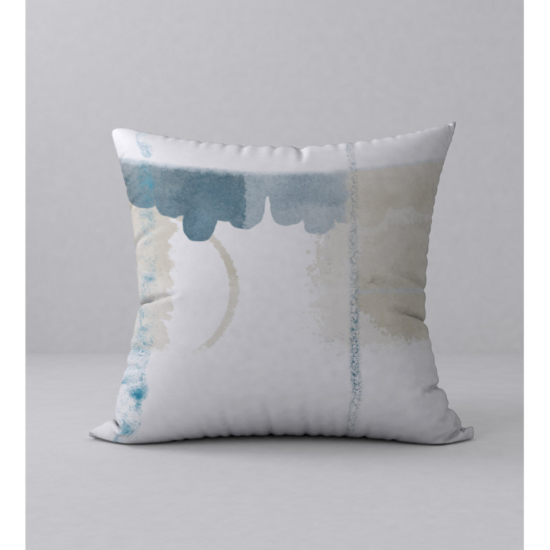 Abstract Reversible Throw Pillow, 20" x 20"