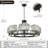 Hyatt 10 - Light Iron Dimmable Chandelier-27749497-35066446-53217363