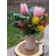 Arrangement de soie tropicale Protea