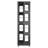 4-Tier All-Steel Rotating Bookshelf With 360° Wheels, Large Size Sturdy & Spacious Book Rack, New Style Black Bookshelf,Easy Assembly-260324242