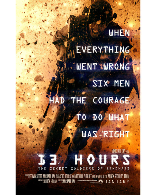 13 heures: le soldat secret de Benghazi, H 18 po x l 12 po