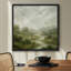 «Foggy Countryside Stream Landscape Wall Decor», reproduction d'art sur toile encadrée-310164865-310164866