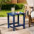 Outdoor Side Table Adirondack Tables Weather Resistant Patio Table Plastic Outdoor End Tables（Set Of Two）-117549413