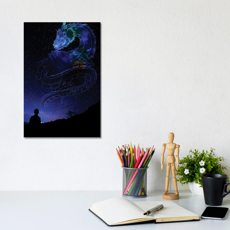 Dragon by Gab Fernando - Wrapped Canvas Gallery-Wrapped Canvas Giclée, 20.32 cm H x 30.48 cm W
