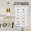 Lustre en cristal moderne et luxueux