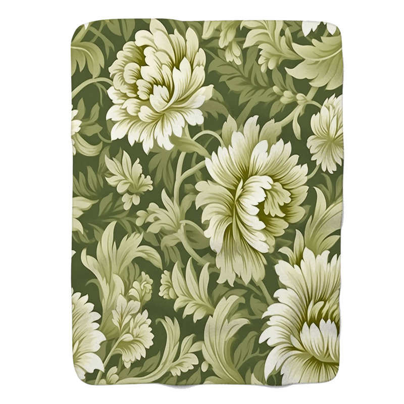 Gentle Pattern - 1 Piece Premium Blanket, Queen