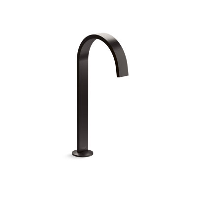 Components Bathroom Sink Faucet Spout With Ribbon Design, 1.2 Gpm