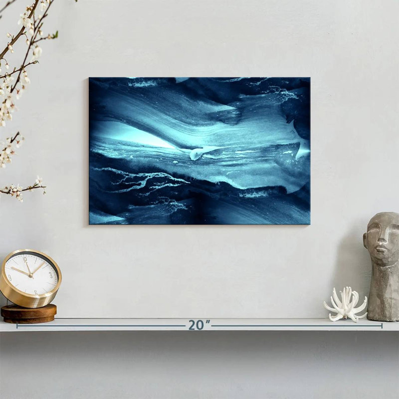 Avery Sleek Abstract Waves, 8" H x 12" W