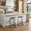 Tabouret de comptoir à dossier bas Kynsley-2142562161