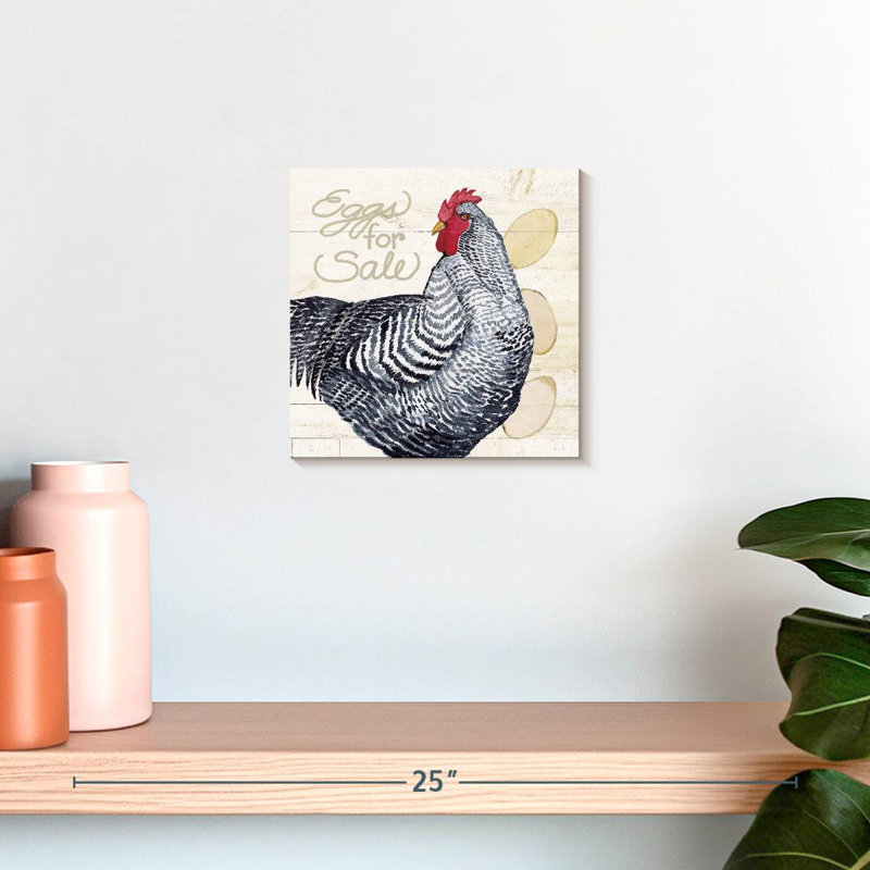 Poulet vivant à la ferme, H 10 po x l 10 po