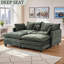 Chenille Modular Sleeper Sofa | Cloud Style Convertible Sectional Couch, Soft Fabric, Modern Living Room Furniture-1547786057