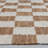 Madalene Checkered Hand-Loomed Jute Area Rug-2090635548
