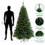 Arbre de Noël articulé artificiel pré-éclairé 6 pi avec support pliable