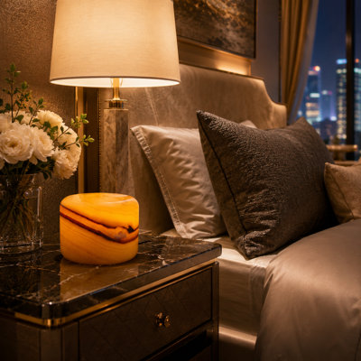 Lampe de chevet en marbre Marble Lamp