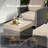 7-Person Outdoor Rattan Tent Reception Furniture Sofa Chair Set, Coffee Table With Light And 2-In-1 Stove Table-641118511