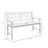Heriberto Solid Wood Poplar Outdoor Bench-288782376