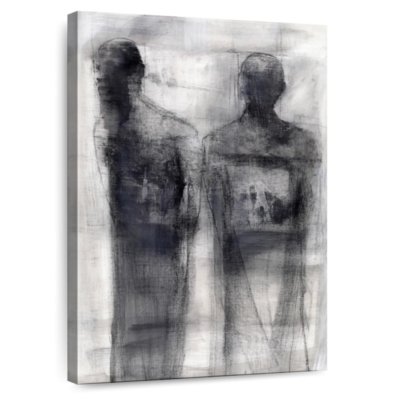 Leisha 2 Figures Study II, 36" H x 24" W
