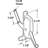 2-3/8 in. Right-Hand Awning Window Operator (Single Pack)