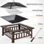 Hearthfolk Square Charcoal and Wood Burning Fire Pit-1781964590-1857195231