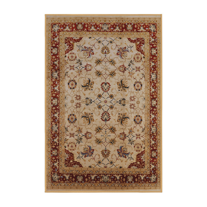 Tapis brun / rouge Swening, Rectangle 5 pi x 7 pi