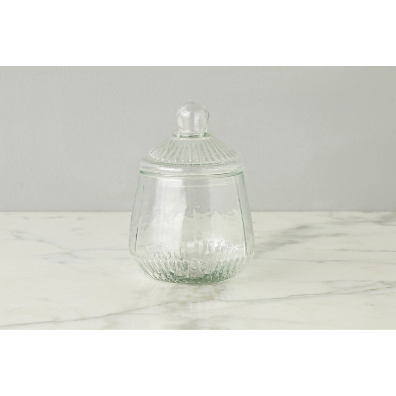 French Bistro Glass Biscuit Jar