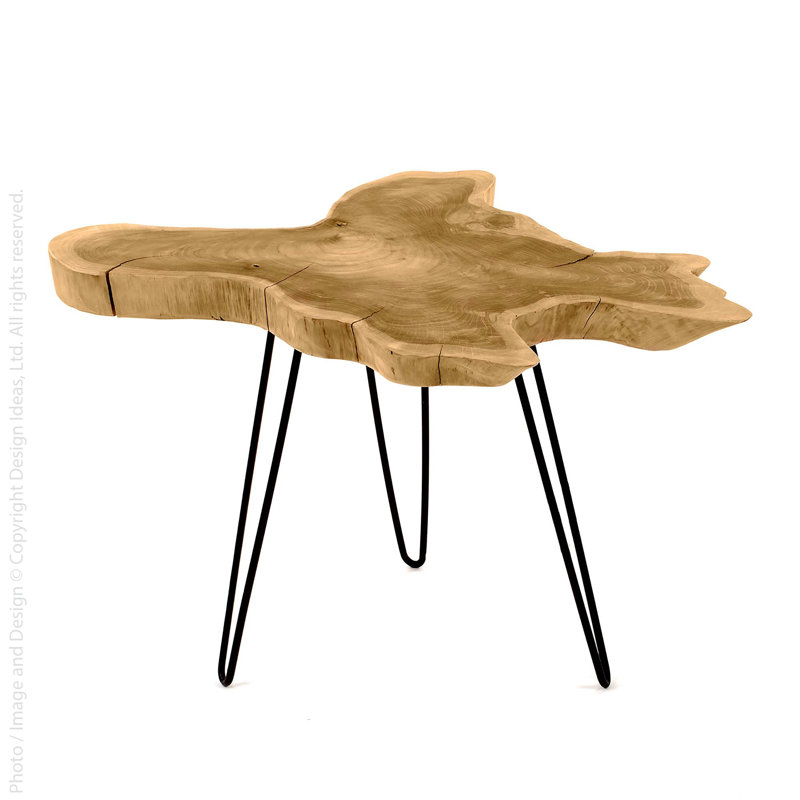 Loredana Solid Wood Top End Table
