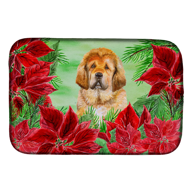 Tapis de séchage poinsettas tibétain dirigide