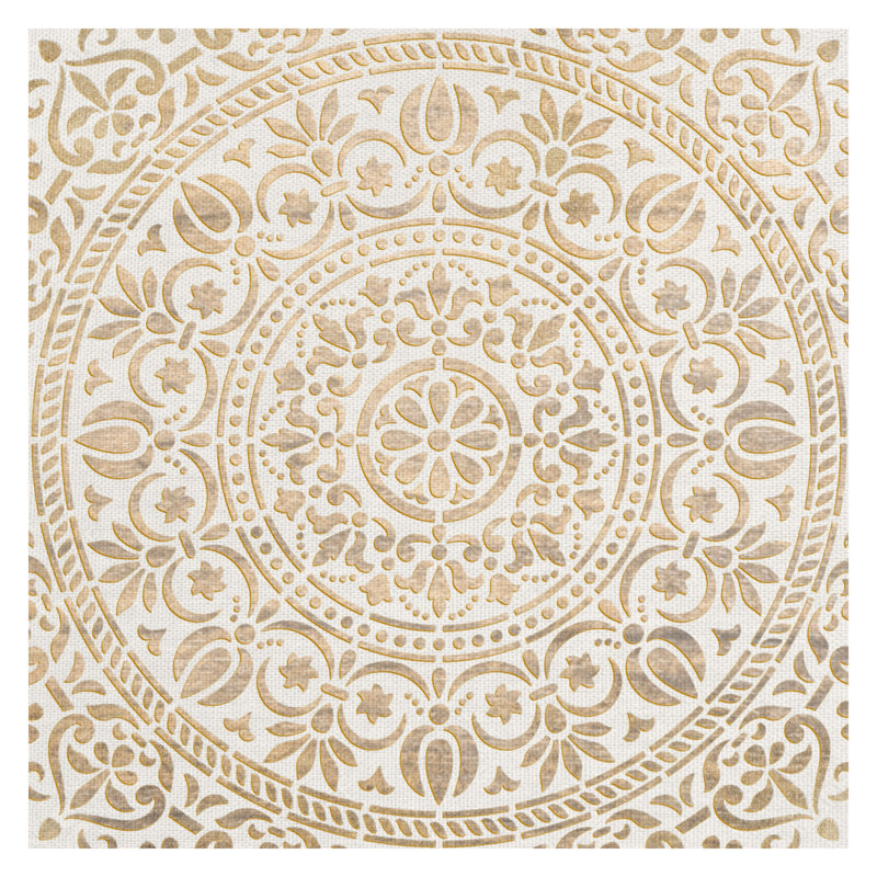 Reproduction d'art sur toile 24 "x 24" Bungalow Belle Ornement