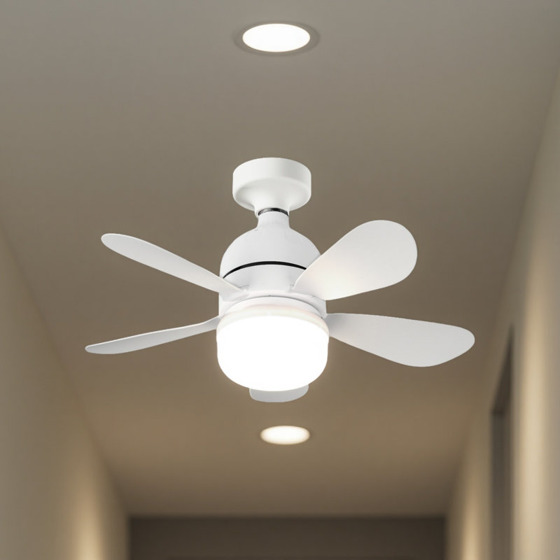 Ventilateur de plafond avec douchette Morgandy E26 avec 1000 lumens de chaleur, 15.6"