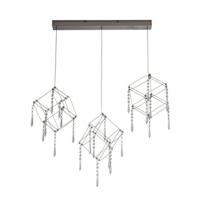 Sloan 24 - Light Silver LED Unique/Statement Pendant